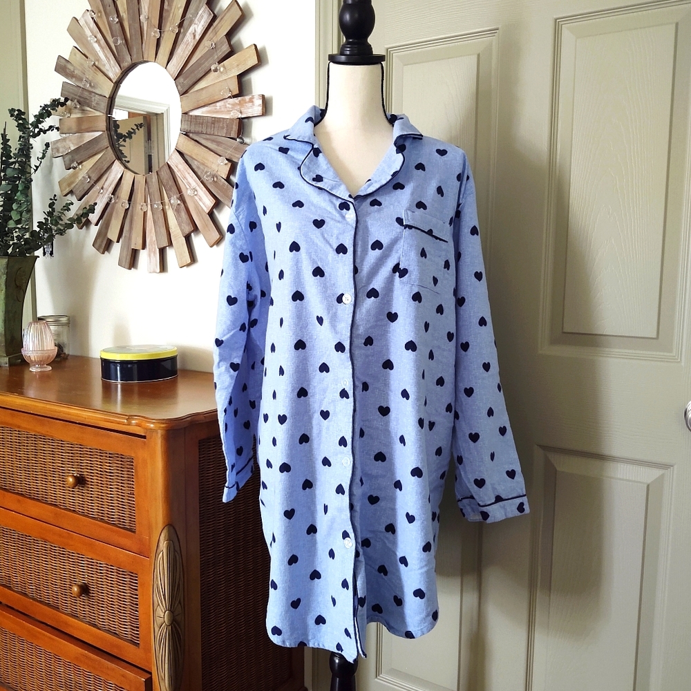 Flannel sleep shirt